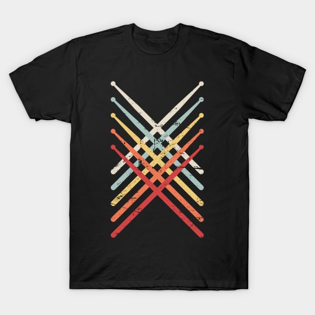 Percussion Marching Band Drum Sticks T-Shirt by MeatMan